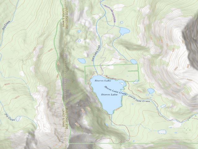 USGS topographic map of Storm Lake Rd-008