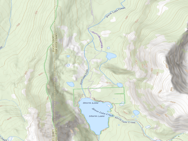 USGS topographic map of Storm Lake Rd-010