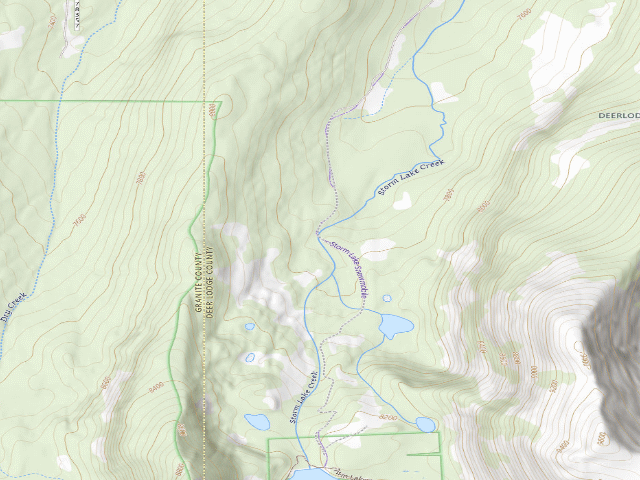USGS topographic map of Storm Lake Rd-011