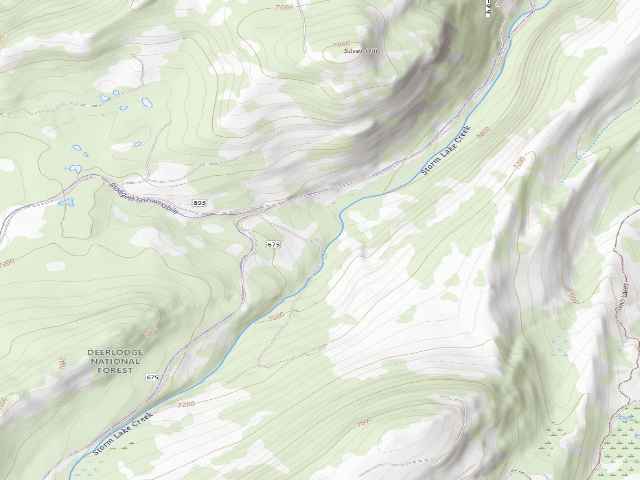 USGS topographic map of Storm Lake Rd-013A