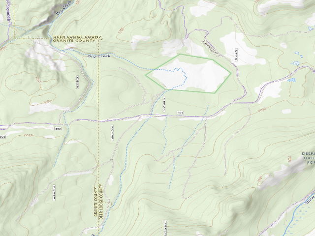 USGS topographic map of Storm Lake Rd-014