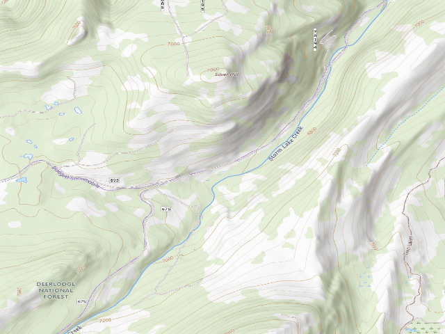 USGS topographic map of Storm Lake Rd-015