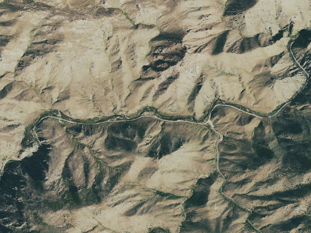Aerial image of Stove Prairie Landing