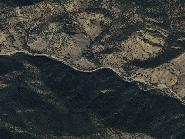 Aerial image of Stovepipe Springs Dispersed Campground
