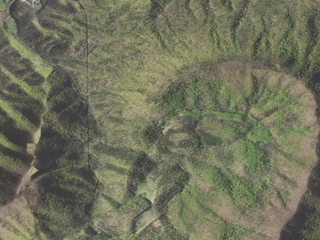Aerial image of Straight Branch Iron Mountain Shelter