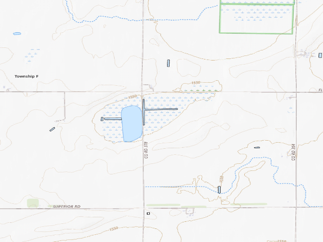USGS topographic map of Straight Water WMA