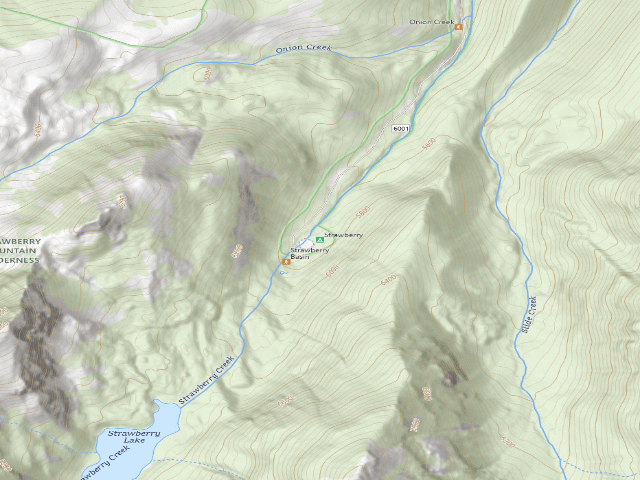 USGS topographic map of Strawberry