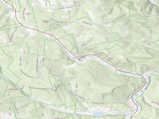 USGS topographic map of Strawberry