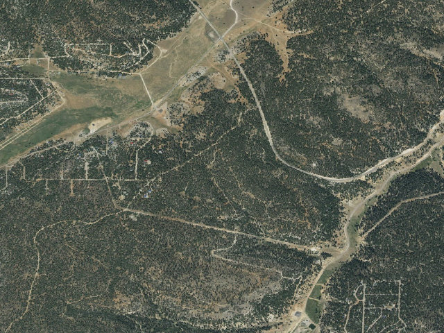 Aerial image of Strawberry Valley Free Campsite