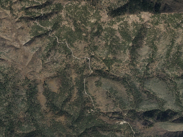 Aerial image of Strayhorse Campground