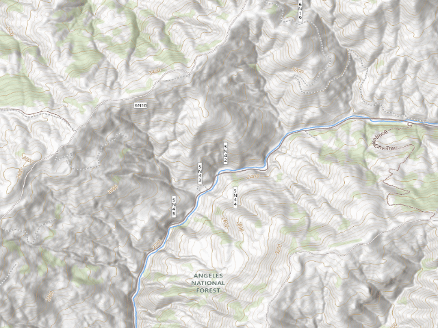 USGS topographic map of Streamside