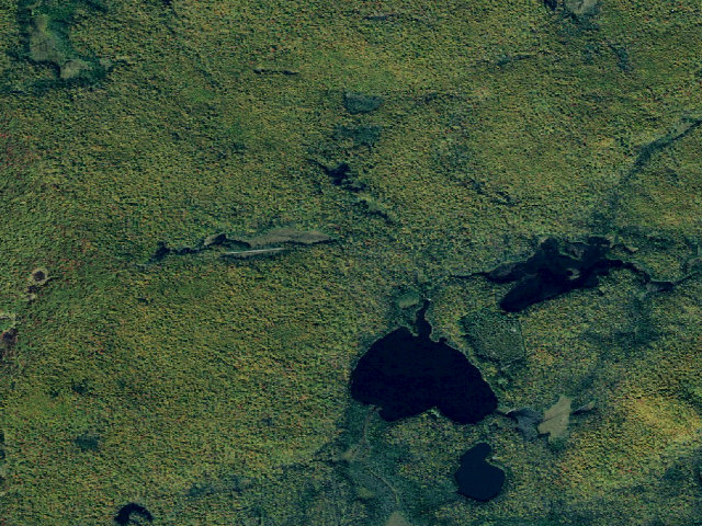 Aerial image of Streeter Lake Road Campsite #12 (Aldrich Pond Wild Forest)