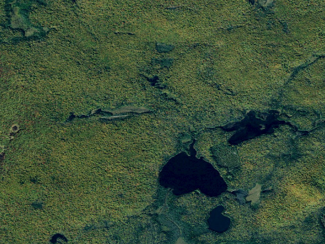 Aerial image of Streeter Lake Road Campsite #14 (Aldrich Pond Wild Forest)