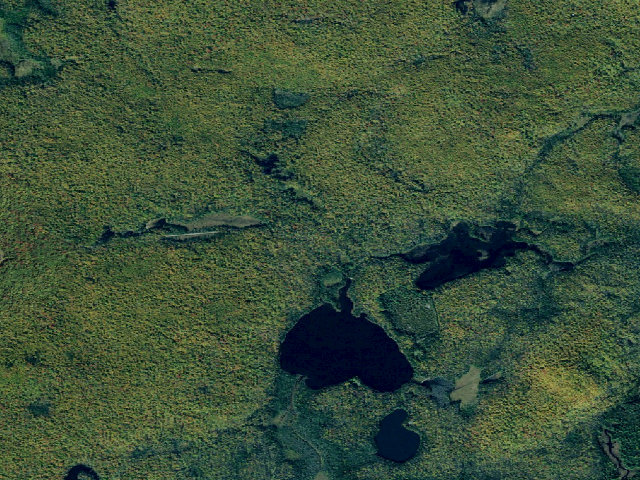 Aerial image of Streeter Lake Road Campsite #15 (Aldrich Pond Wild Forest)