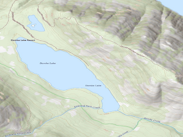 USGS topographic map of Stuart Campground
