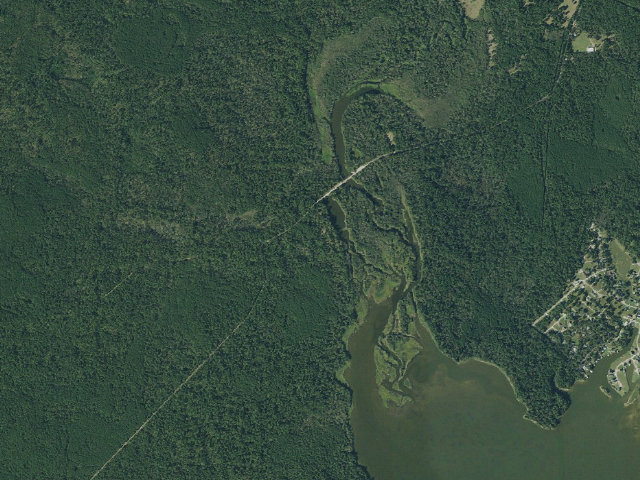 Aerial image of Stubblefield Lake
