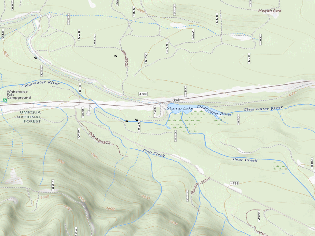 USGS topographic map of Stump Lake