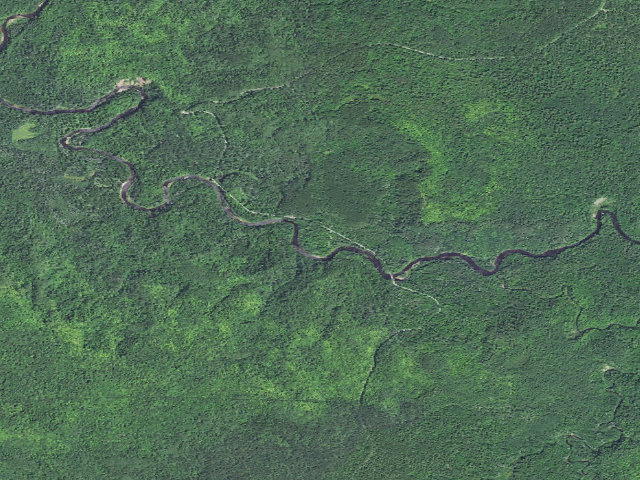 Aerial image of Sturgeon River Campground