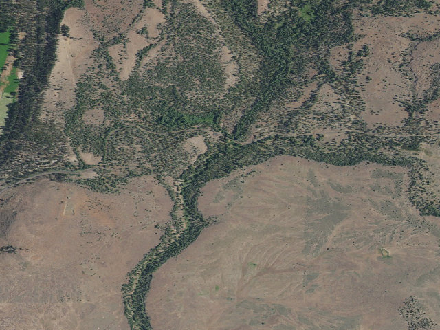Aerial image of Sugar Creek