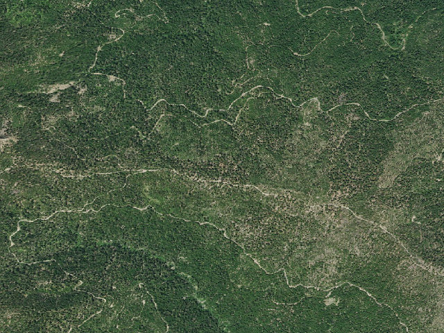 Aerial image of Sugar Spring Campground