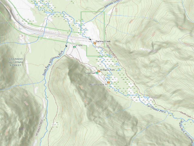 USGS topographic map of Sugarloaf