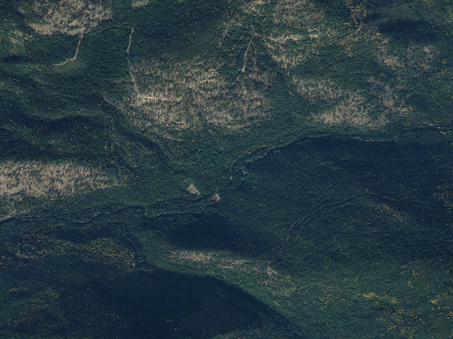Aerial image of Sullivan Creek Campground 13