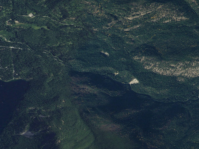 Aerial image of Sullivan Creek Campground 3