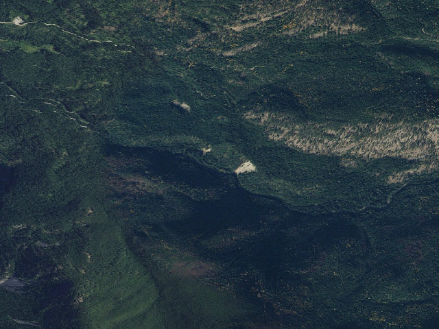Aerial image of Sullivan Creek Campground 4