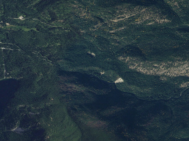 Aerial image of Sullivan Creek Campground 4