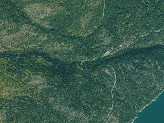 Aerial image of Sullivan Creek Disp.