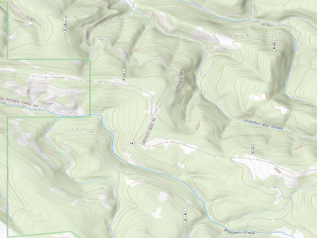 USGS topographic map of Sulphur Bar Rd 147-008