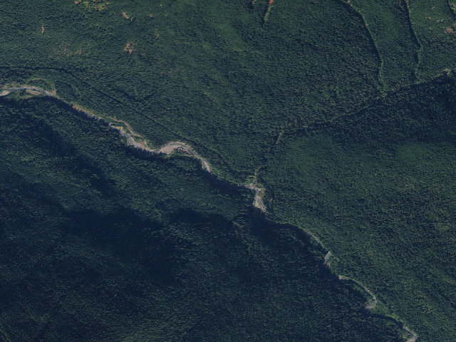 Aerial image of Sulphur Creek