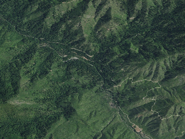 Aerial image of Sulphur Springs Campground