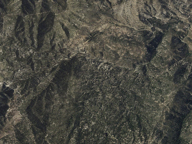 Aerial image of Sulphur Springs Trail Camp