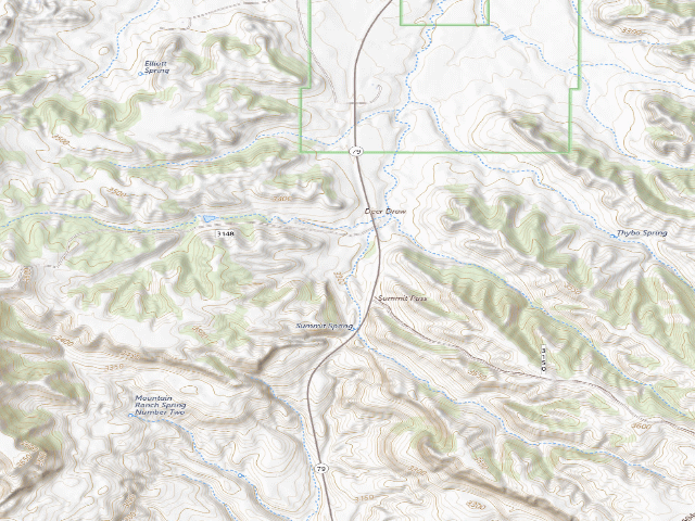 USGS topographic map of Summer Spring