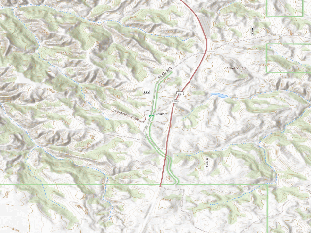 USGS topographic map of Summit Campground