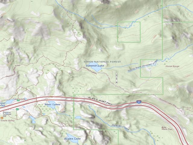USGS topographic map of Summit Lake