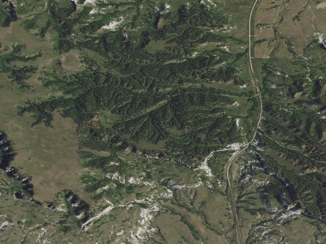 Aerial image of Summit Spring