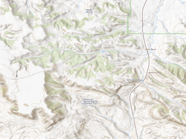 USGS topographic map of Summit Spring