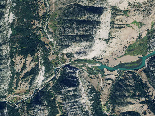 Aerial image of Sun Canyon - Teton