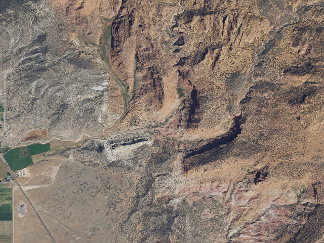 Aerial image of Sunglow Campground