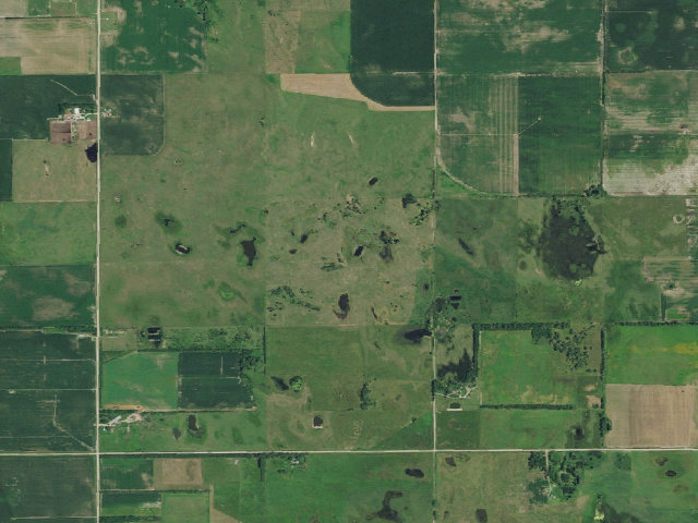 Aerial image of Sunny Hollow WMA