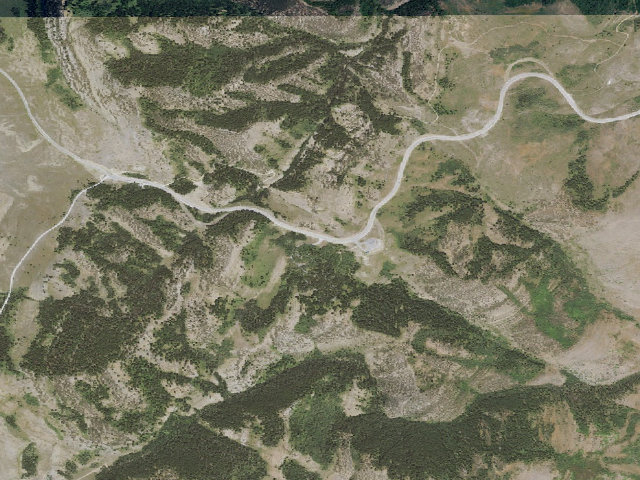 Aerial image of Sunrise Campground