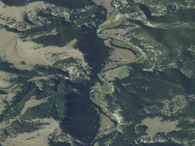 Aerial image of Sunset Cliff Boat Camps