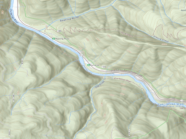 USGS topographic map of Sunstrip Campground Loop