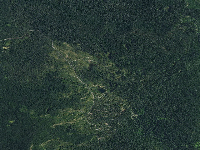Aerial image of Surprise Lakes