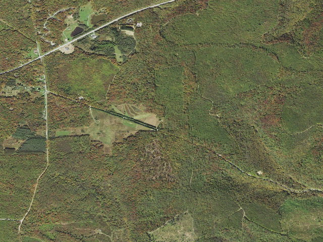 Aerial image of Susquehannock State Forest roadside campsite 038 Duck Ponds