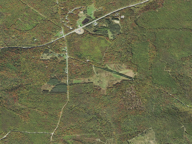 Aerial image of Susquehannock State Forest roadside campsite Leo's Landing 006