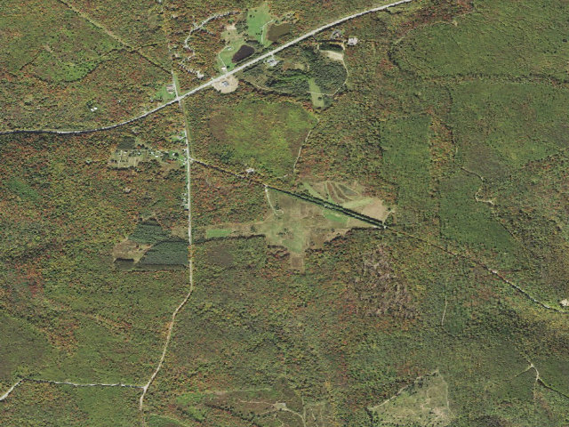 Aerial image of Susquehannock State Forest roadside campsite Leo's Landing 004