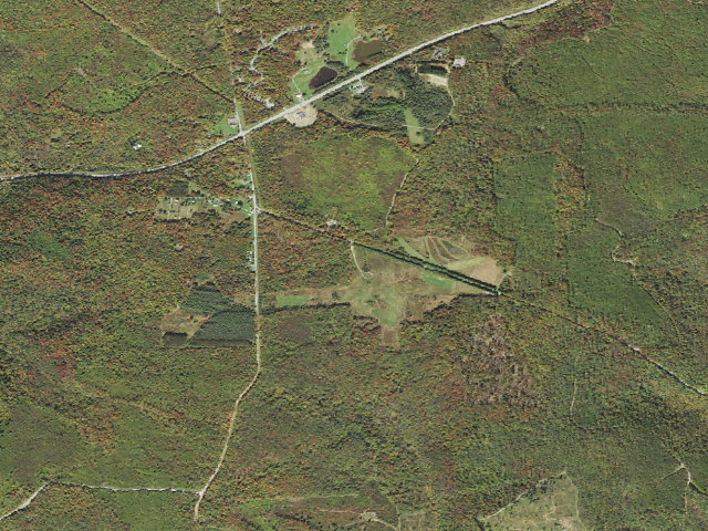 Aerial image of Susquehannock State Forest roadside campsite Leo's Landing 001